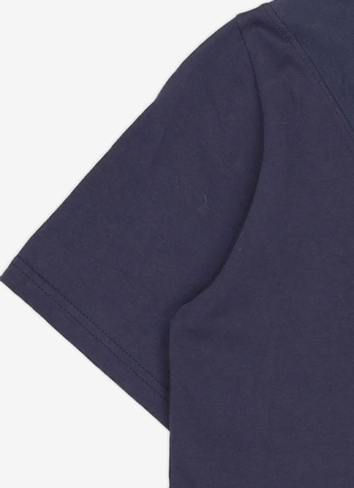 엽페(YUPPE) SHIRRING POINT T-SHIRT_NAVY FREE