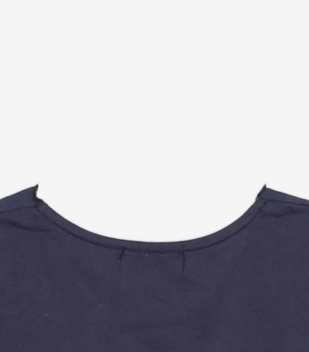 엽페(YUPPE) SHIRRING POINT T-SHIRT_NAVY FREE