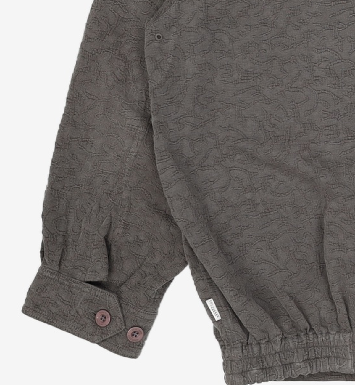 예스아이씨(YESEYESEE) Abstract Jacquard Zip Jacket Charcoal L