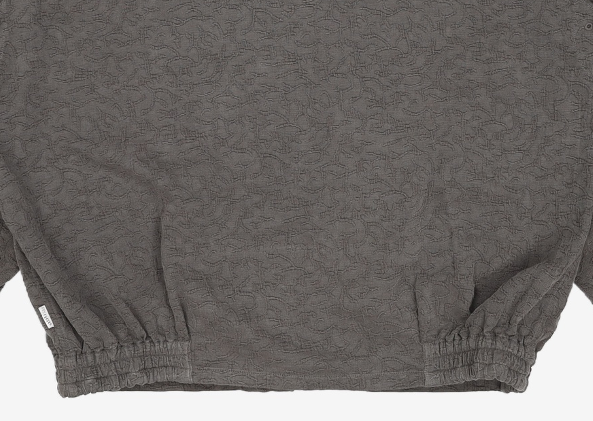 예스아이씨(YESEYESEE) Abstract Jacquard Zip Jacket Charcoal L