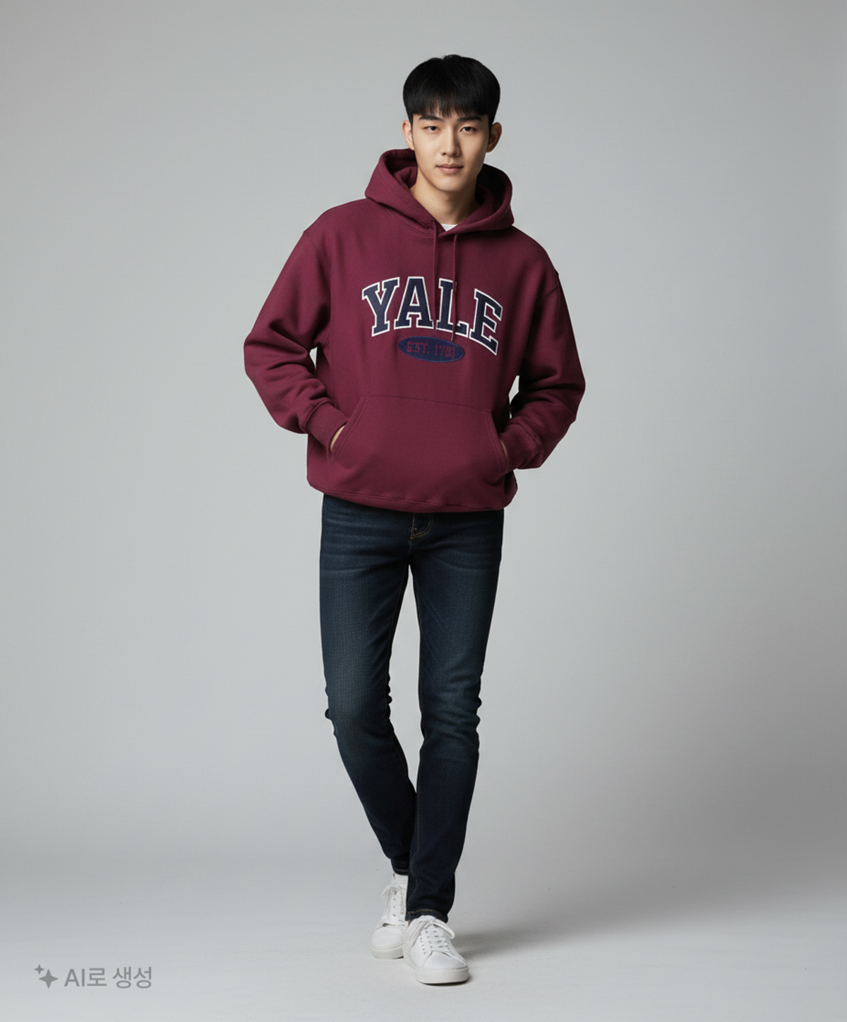 예일(YALE) 후드 티셔츠 XL