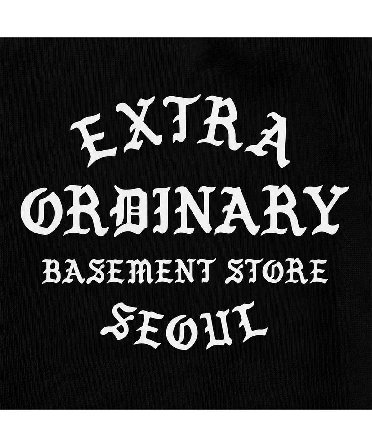 엑스트라오디너리(EXTRAORDINARY) EX SEOUL STORE TEE BLACK