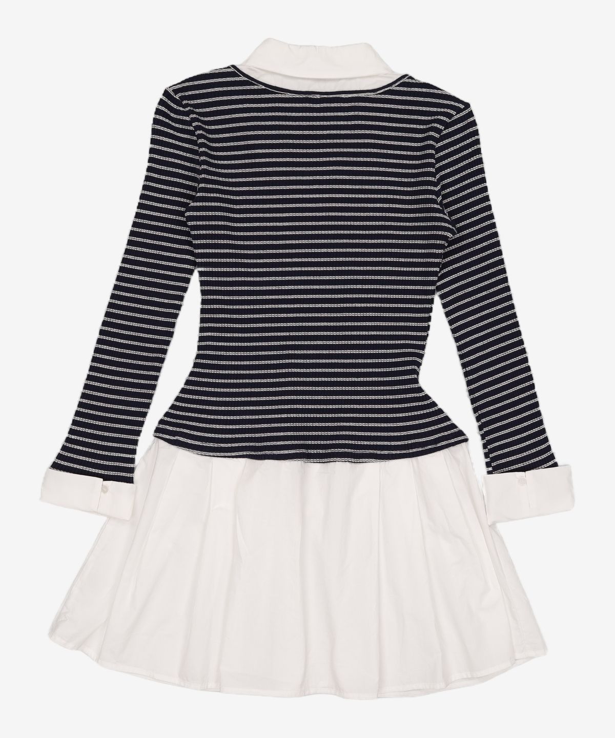 미쏘(MIXXO) 셔츠 레이어드 원피스_MIWOWG319G M