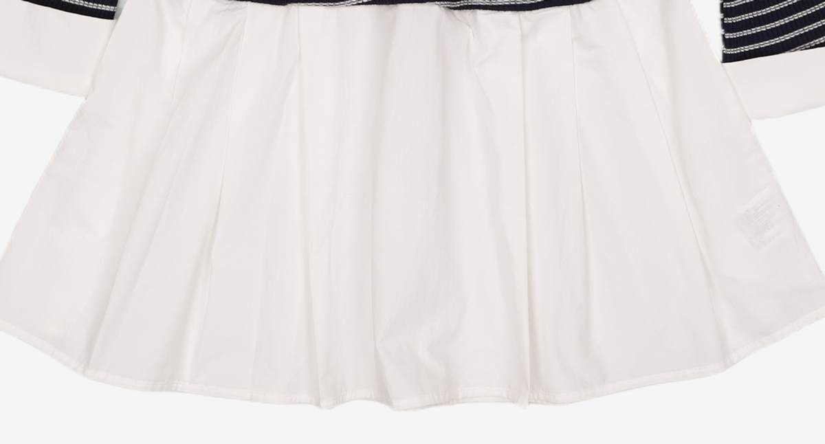 미쏘(MIXXO) 셔츠 레이어드 원피스_MIWOWG319G M