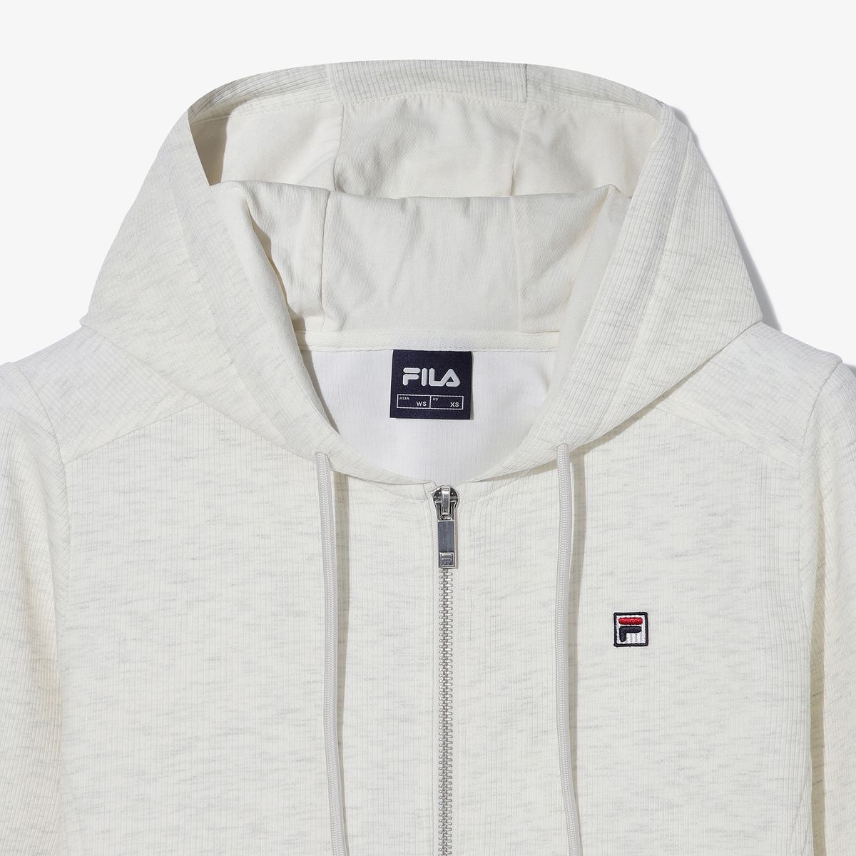휠라(FILA) 에센셜 골지 후드 집업(FS263FT01F002290)