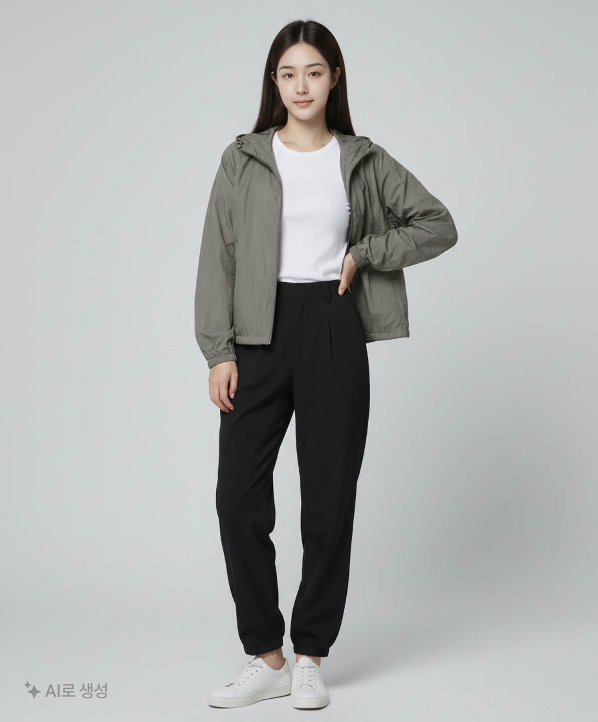 무신사 스탠다드(MUSINSA STANDARD) 나일론/코치 재킷 M