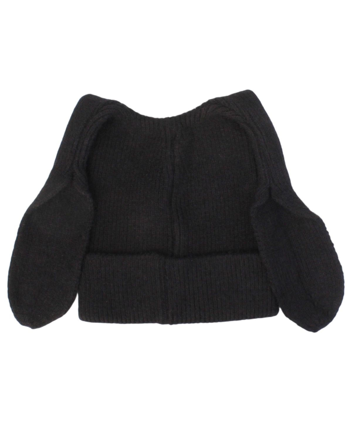 유니버셜 케미스트리(UNIVERSAL CHEMISTRY) Rabbit Short Ear Black Beanie 고양이비니