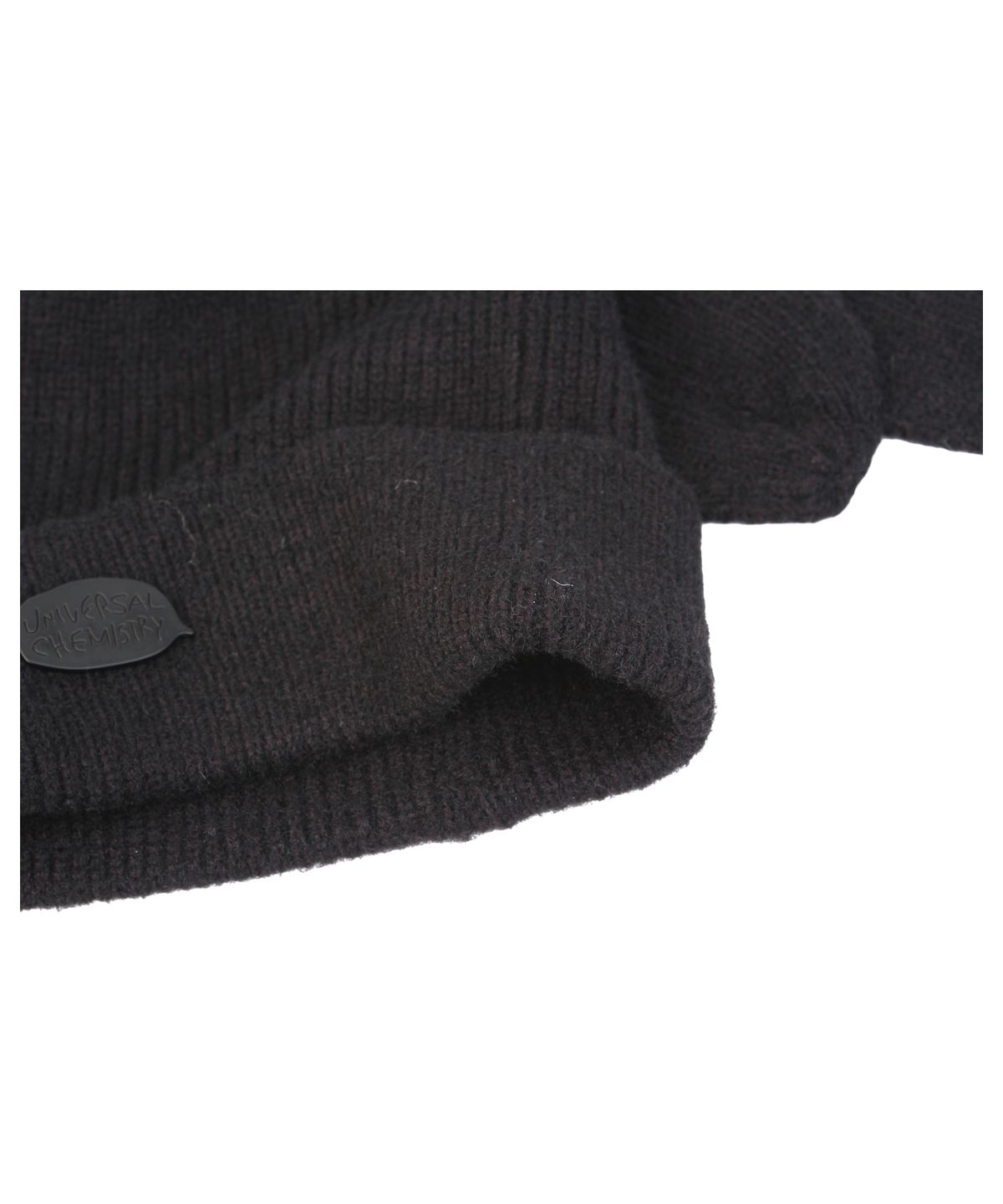 유니버셜 케미스트리(UNIVERSAL CHEMISTRY) Rabbit Short Ear Black Beanie 고양이비니