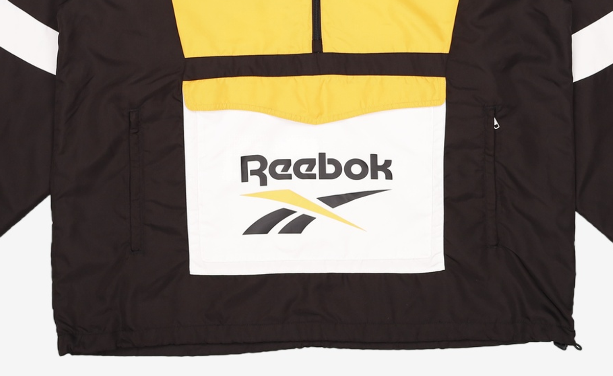 리복(REEBOK) [DZ2450] 벡터 레트로 아노락 - 블랙:오렌지 XXL