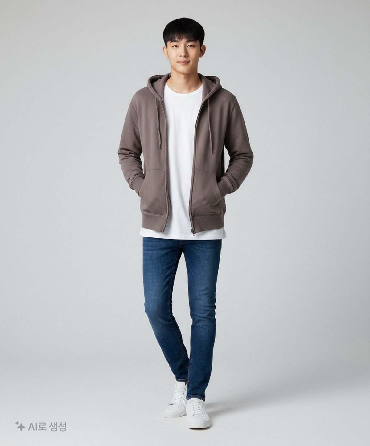 토피(TOFFEE) 후드 집업 L