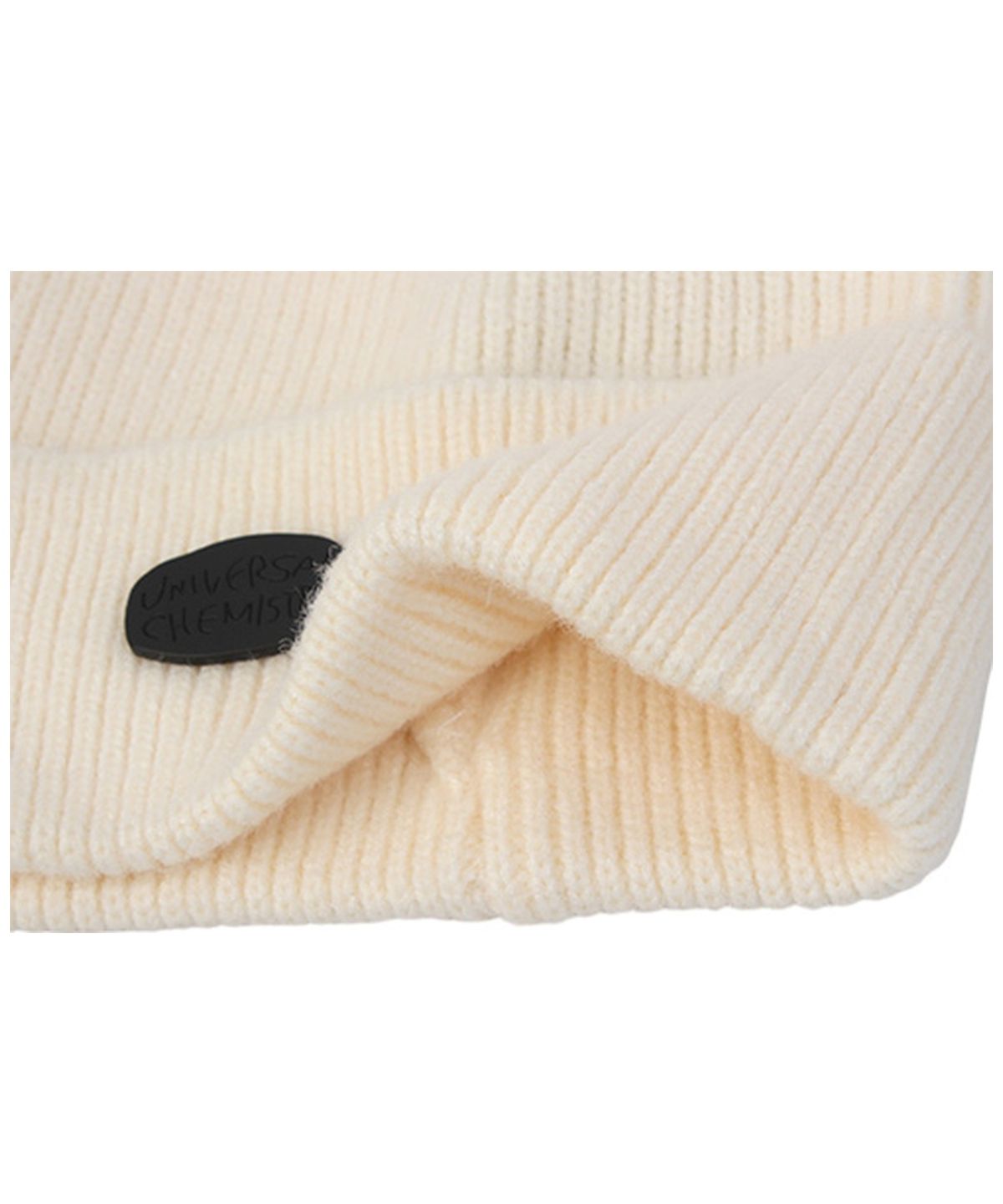 유니버셜 케미스트리(UNIVERSAL CHEMISTRY) Rabbit Short Ear Cream Beanie 고양이비니
