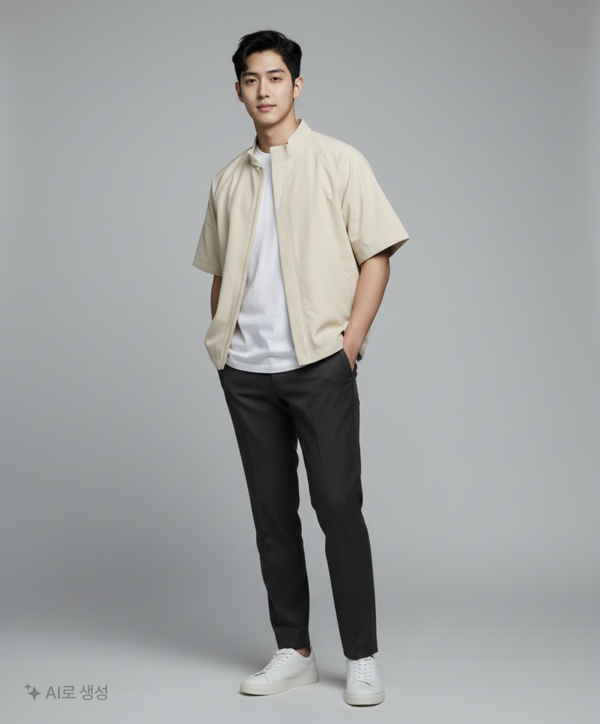 스파오(SPAO) 나일론/코치 재킷 L