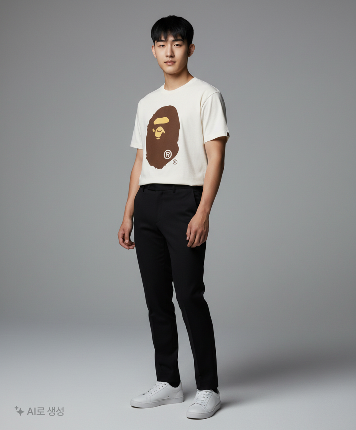베이프(BAPE) 반소매 티셔츠 M
