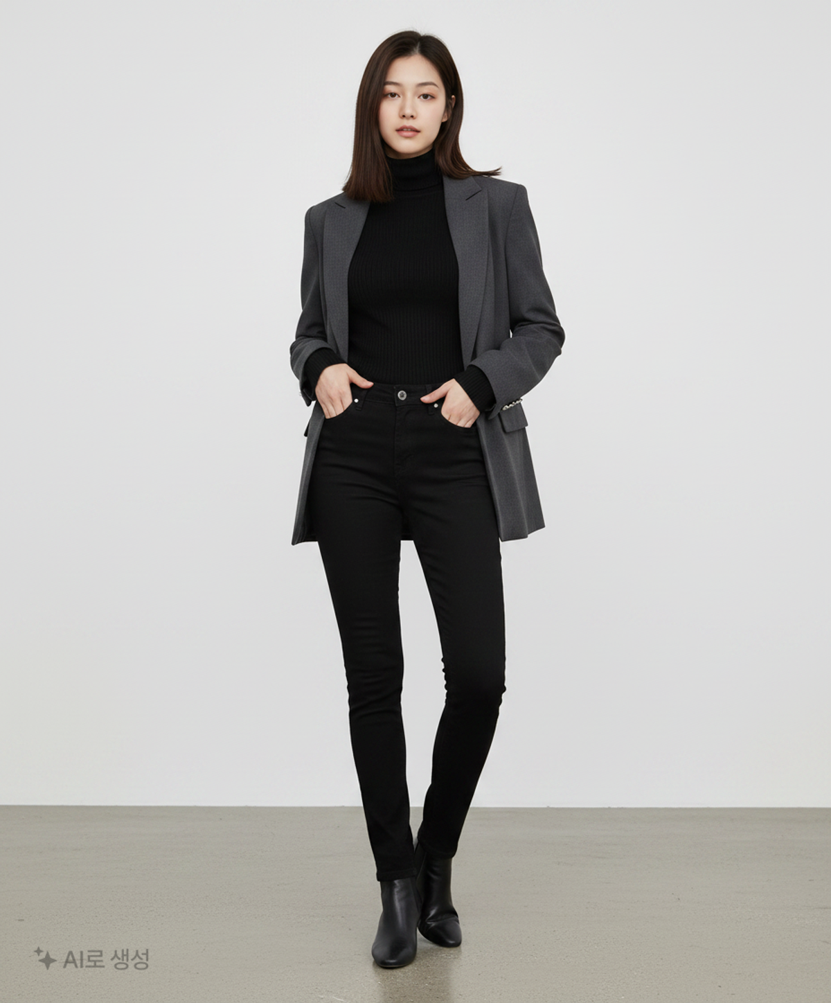 게스(GUESS) 여성 기획 블랙 울트라 앵클스키니 27