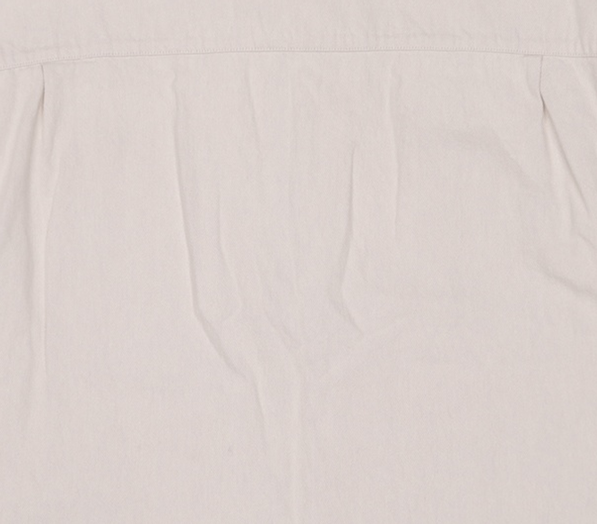 디스이즈네버댓(THISISNEVERTHAT) Half Zip Shirt Ivory L