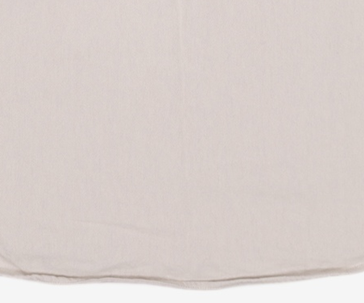 디스이즈네버댓(THISISNEVERTHAT) Half Zip Shirt Ivory L