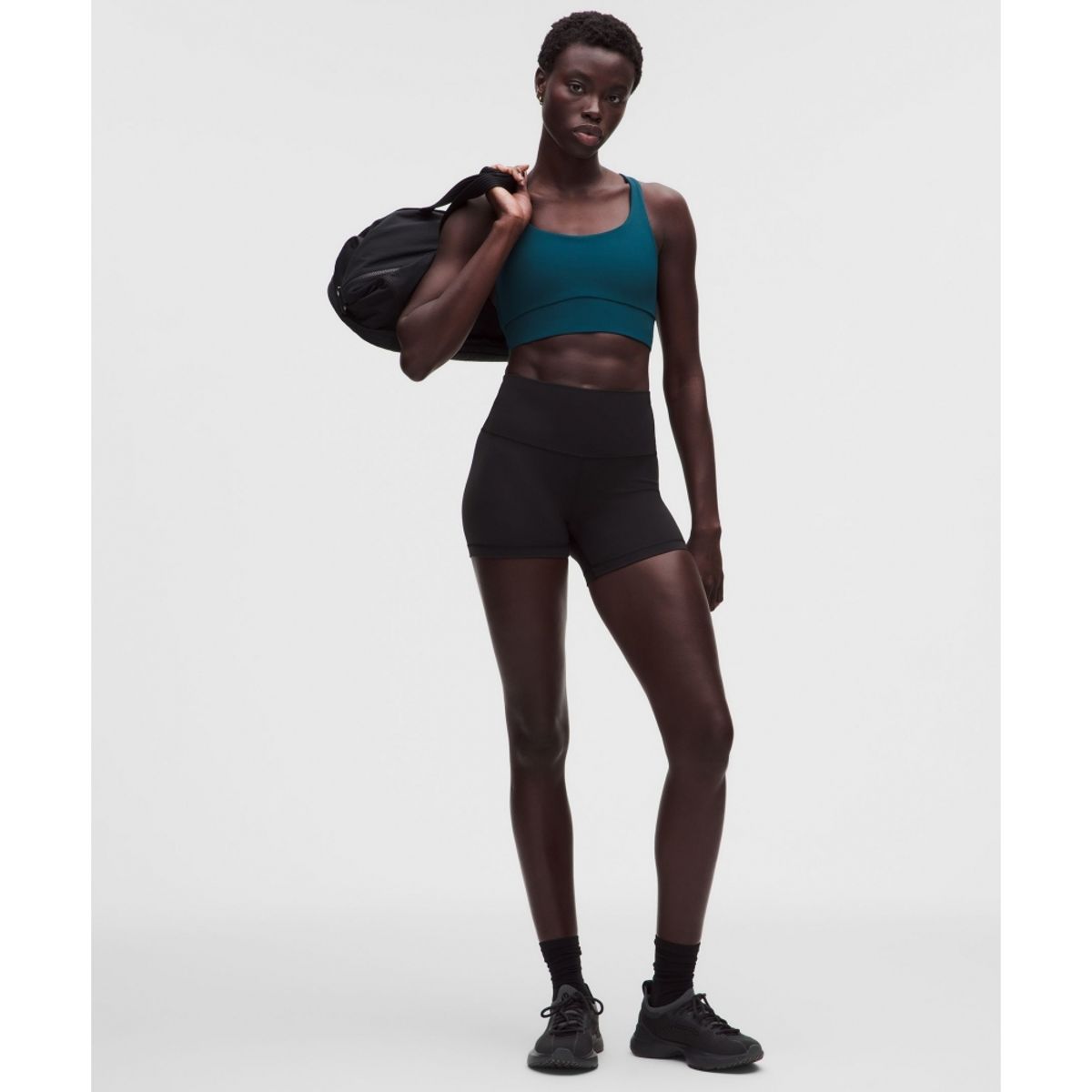 룰루레몬(LULULEMON) 에너지 롱라인 브라 미디엄 서포트, B–D컵 *에볼브