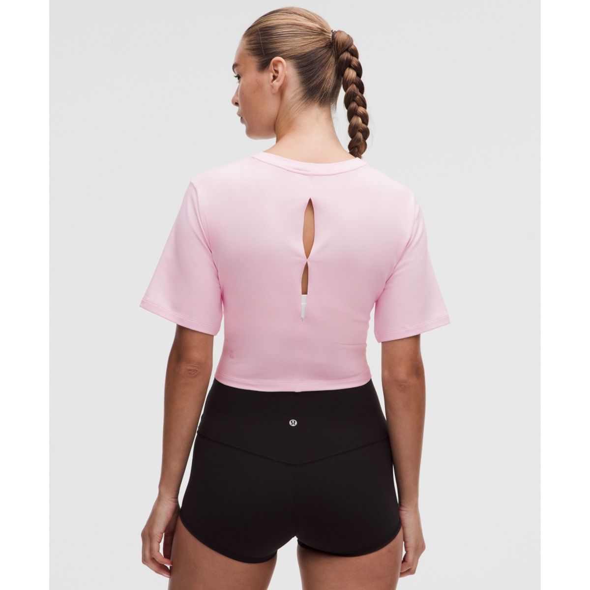 룰루레몬(LULULEMON) Luon 와이드 슬리브 키홀 요가 티셔츠  BLLP
