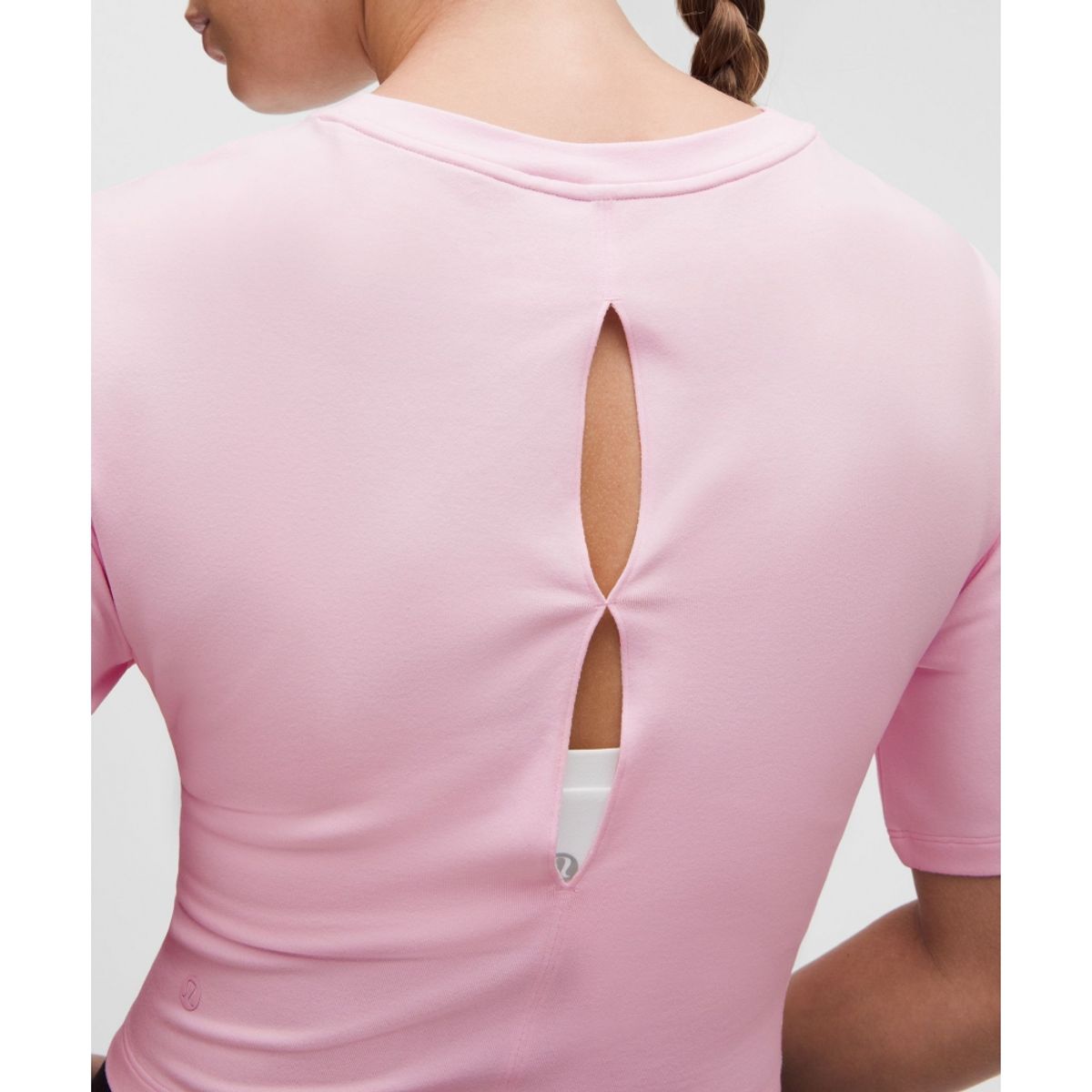 룰루레몬(LULULEMON) Luon 와이드 슬리브 키홀 요가 티셔츠  BLLP