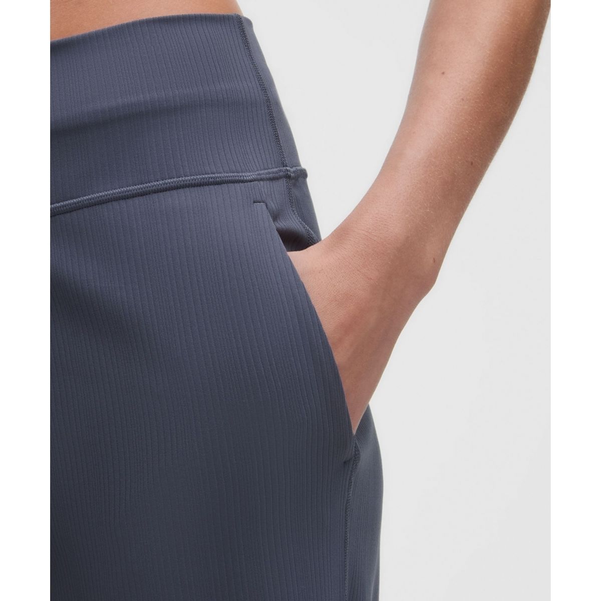 룰루레몬(LULULEMON) 그루브 하이라이즈 믹스드 립 와이드 레그 팬츠 *레귤러  DDND