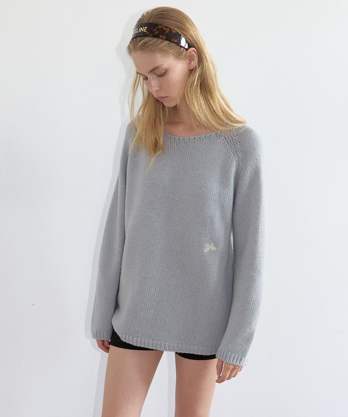 프리버07(FRIVER07) Raglan long sleeve knit [FRFA06NT09]_Sky blue