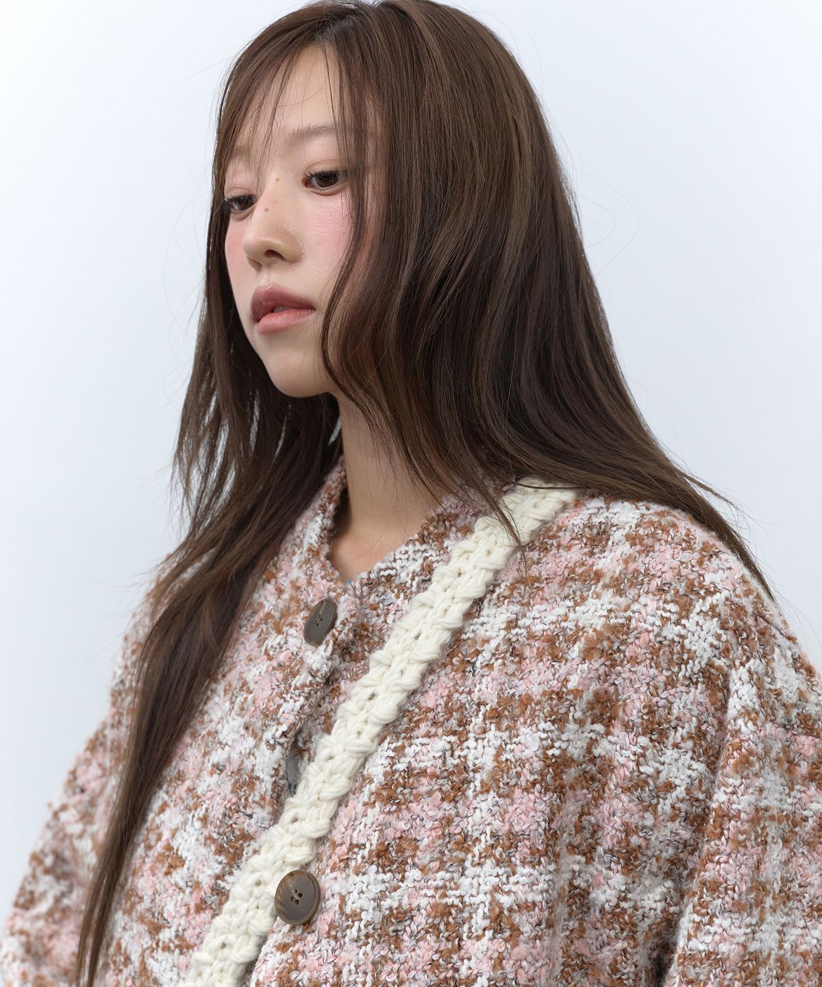 라피네아뜰리에(RAFFINE ATELIER) 트위드 보머 자켓