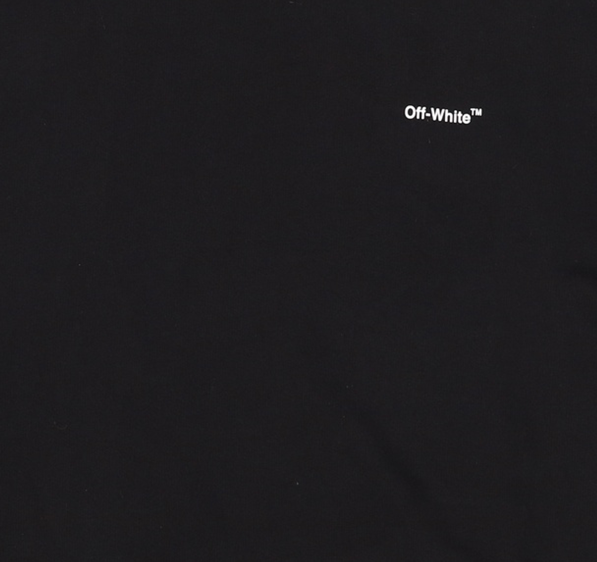 오프화이트(OFF-WHITE) 남성 디아그 헬베티카 오버사이즈 스웨트셔츠 - 블랙 / OMBA058C99FLE0011001 XL