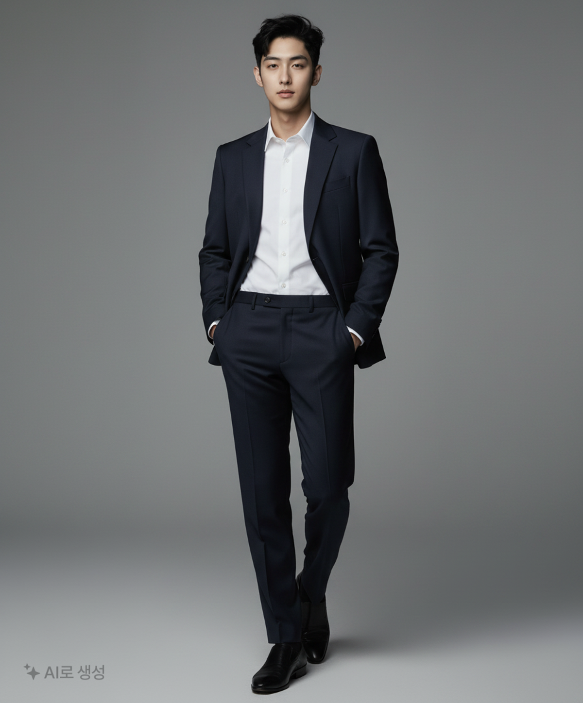 커스텀멜로우(CUSTOMELLOW) silk blended navy suit pants_CWFCW22654NYX 78-88