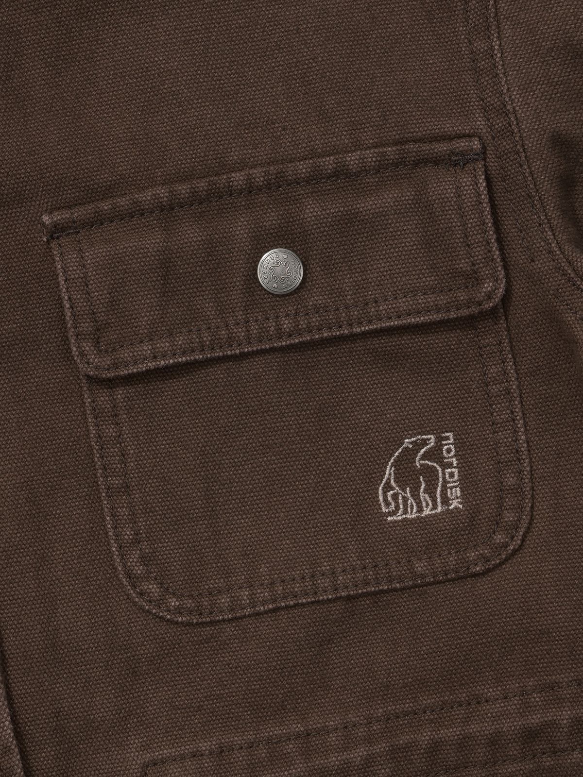 노르디스크(NORDISK) 데님 워크 자켓 - W_Dark Brown