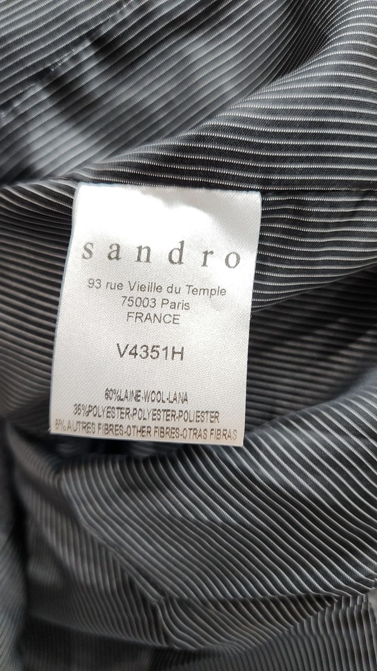 산드로(Sandro) 슈트/블레이저 재킷 36