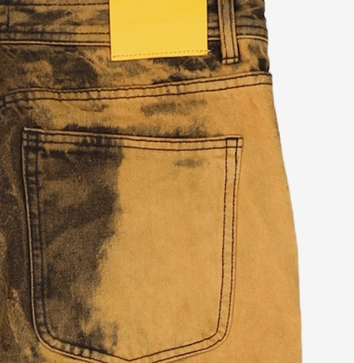 메종미네드(MAISON MINED) CHEDDAR ORANGE CURVE DENIM PANTS 50
