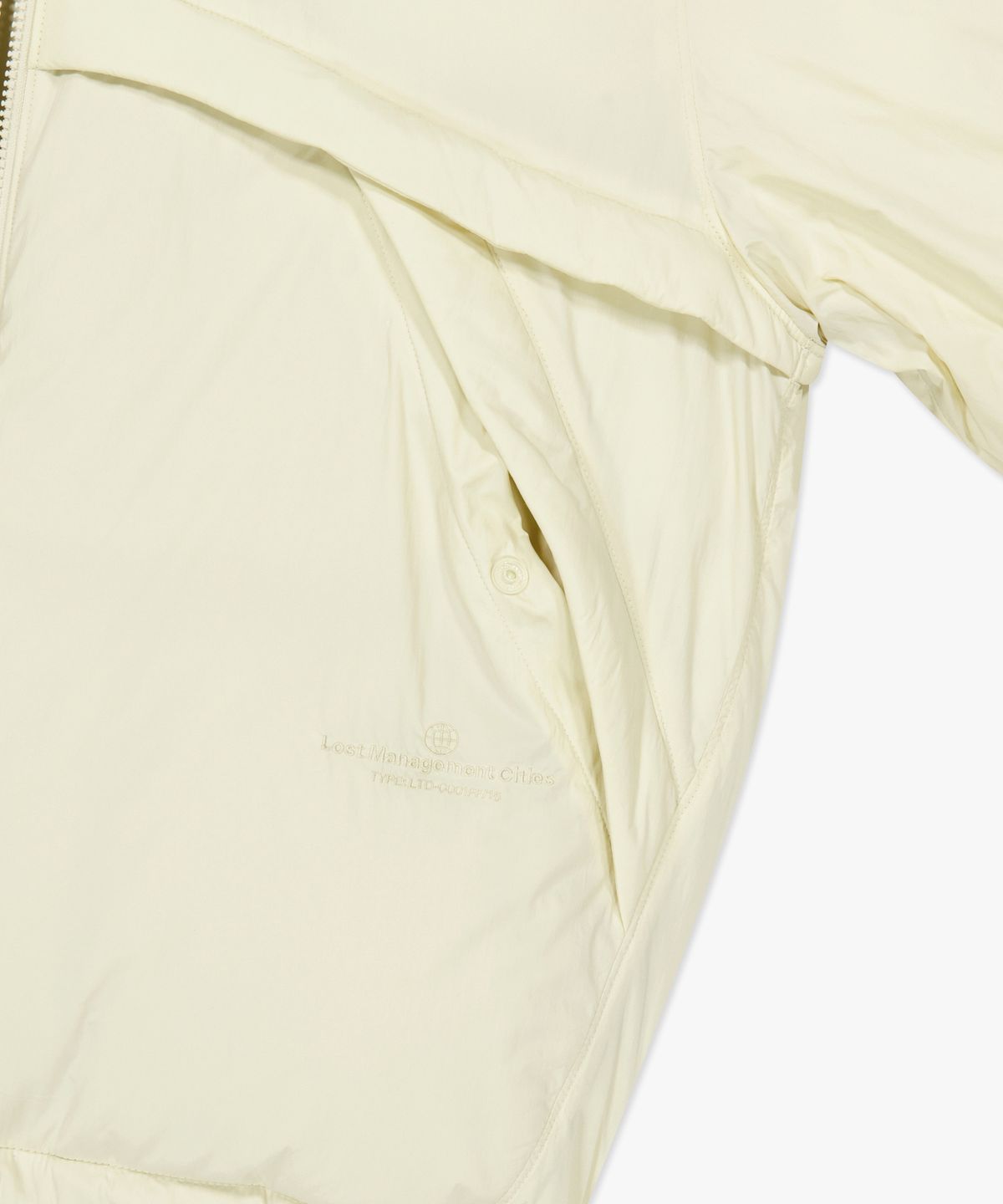 엘엠씨(LMC) NYLON PADDED JACKET light yellow