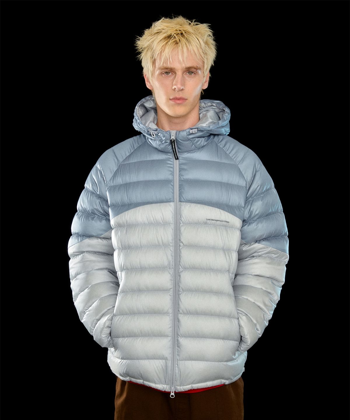 엘엠씨(LMC) CONTRAST LIGHT WEIGHT DOWN JACKET black