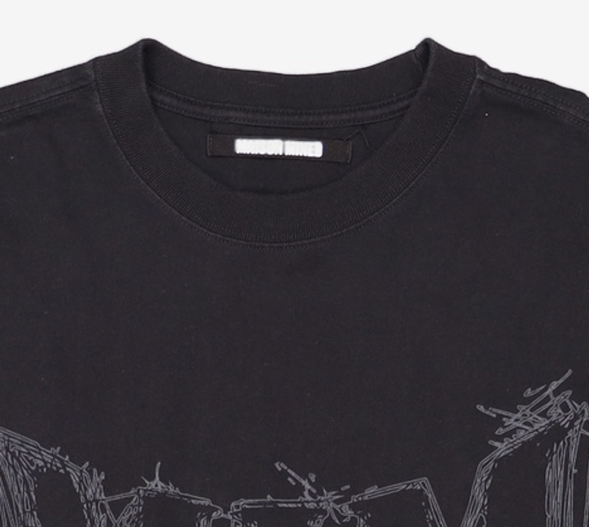 메종미네드(MAISON MINED) DOODLE HEART RINGER HALF T WHITE L