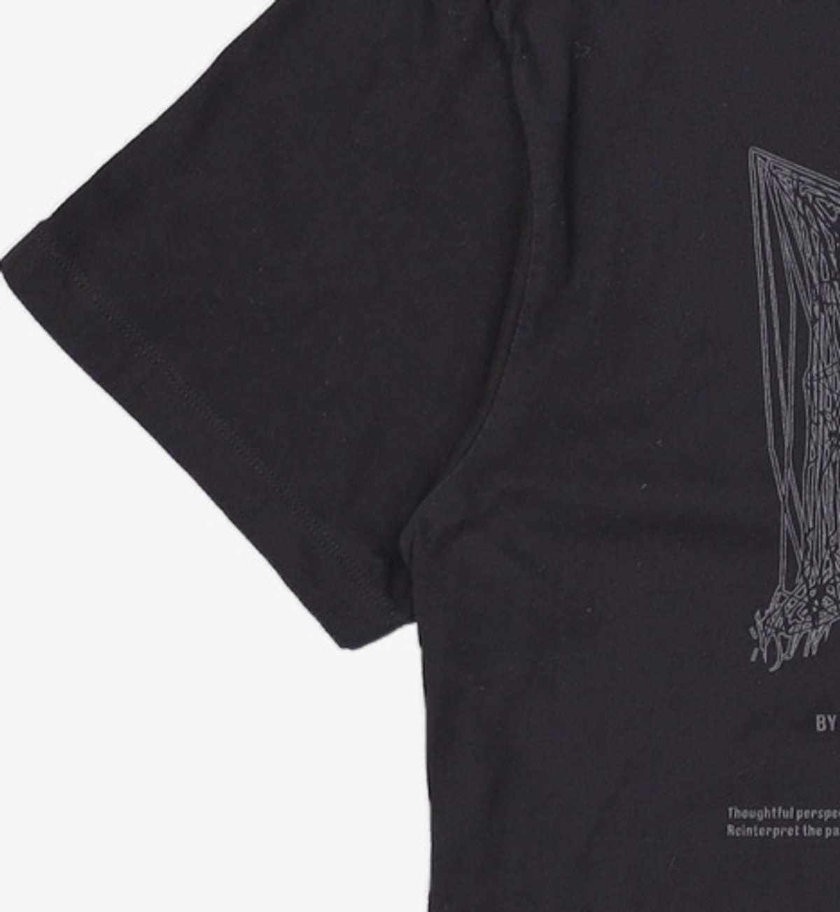 메종미네드(MAISON MINED) DOODLE HEART RINGER HALF T WHITE L