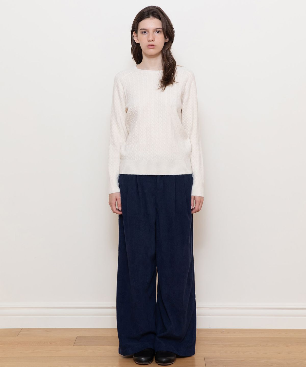 제이마크뉴욕(JMARKNEWYORK) Corduroy pintuck wide pants_2color