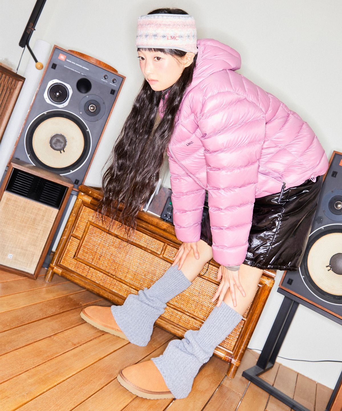 엘엠씨(LMC) JQD FLEECE HEADBAND pink
