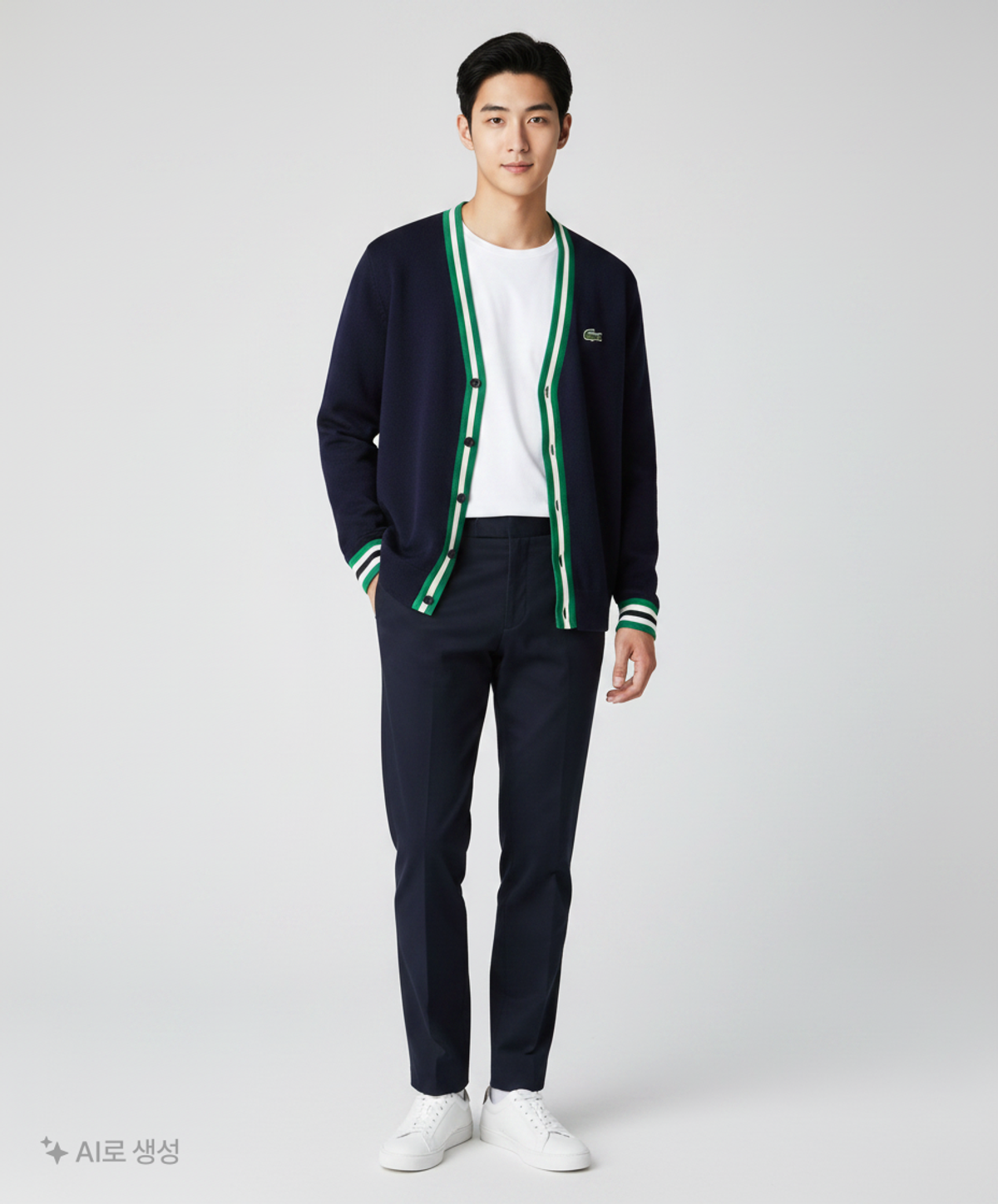 라코스테(LACOSTE) 카디건 40
