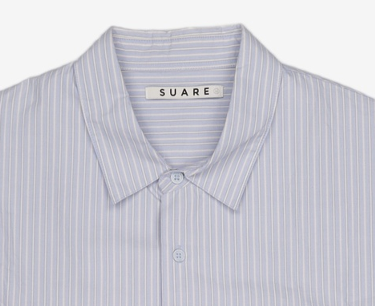수아레(SUARE) 데일리 스트링 스트라이프 셔츠 M