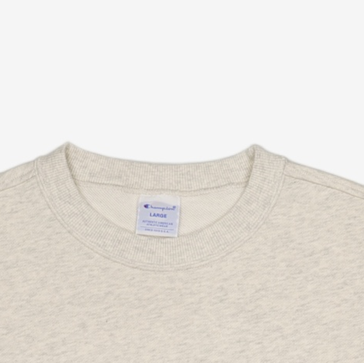 챔피온(CHAMPION) C로고 크루넥 스웨트셔츠 Cream L