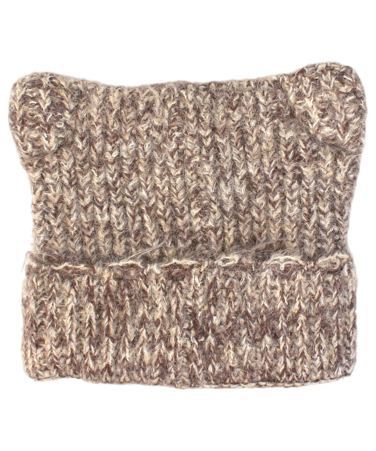 유니버셜 케미스트리(UNIVERSAL CHEMISTRY) Cat Vintage Knit Beige Beanie 고양이비니