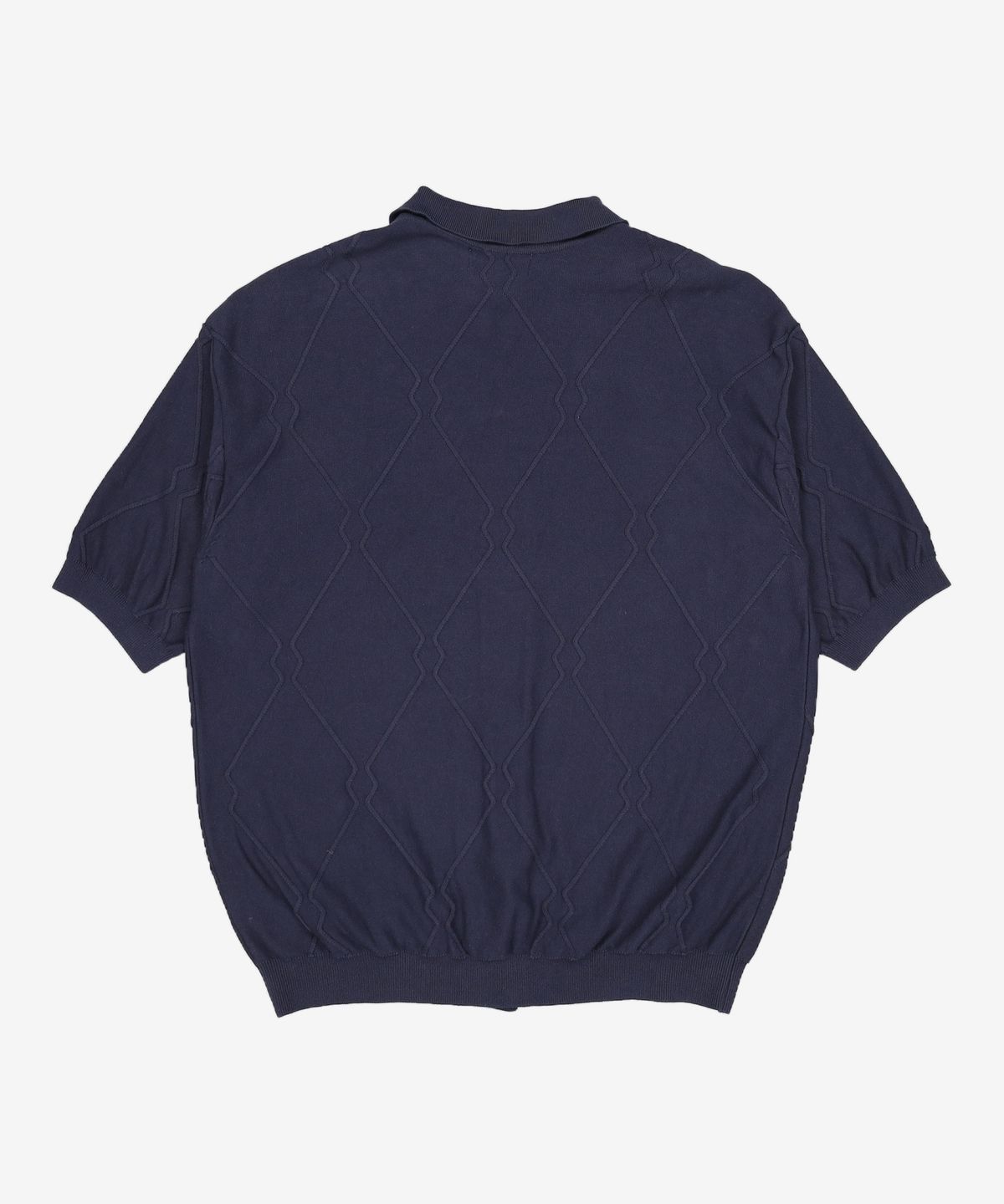 셔터(SHIRTER) LOGO PATTERN HALF CARDIGAN (BLACK) L