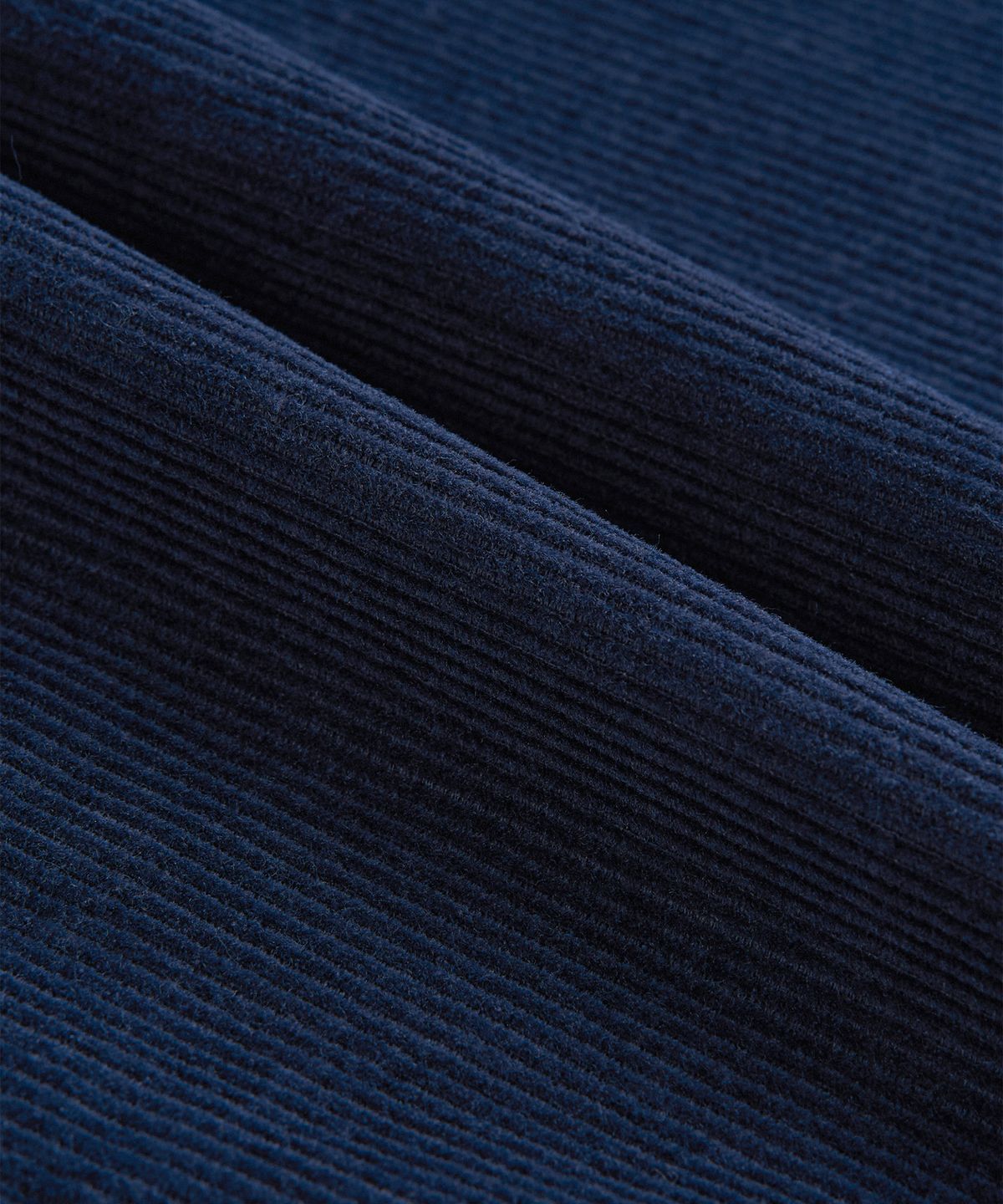 엑스컨테이너(EXCONTAINER) 커브드 와이드 코듀로이 팬츠 (DEEP BLUE)