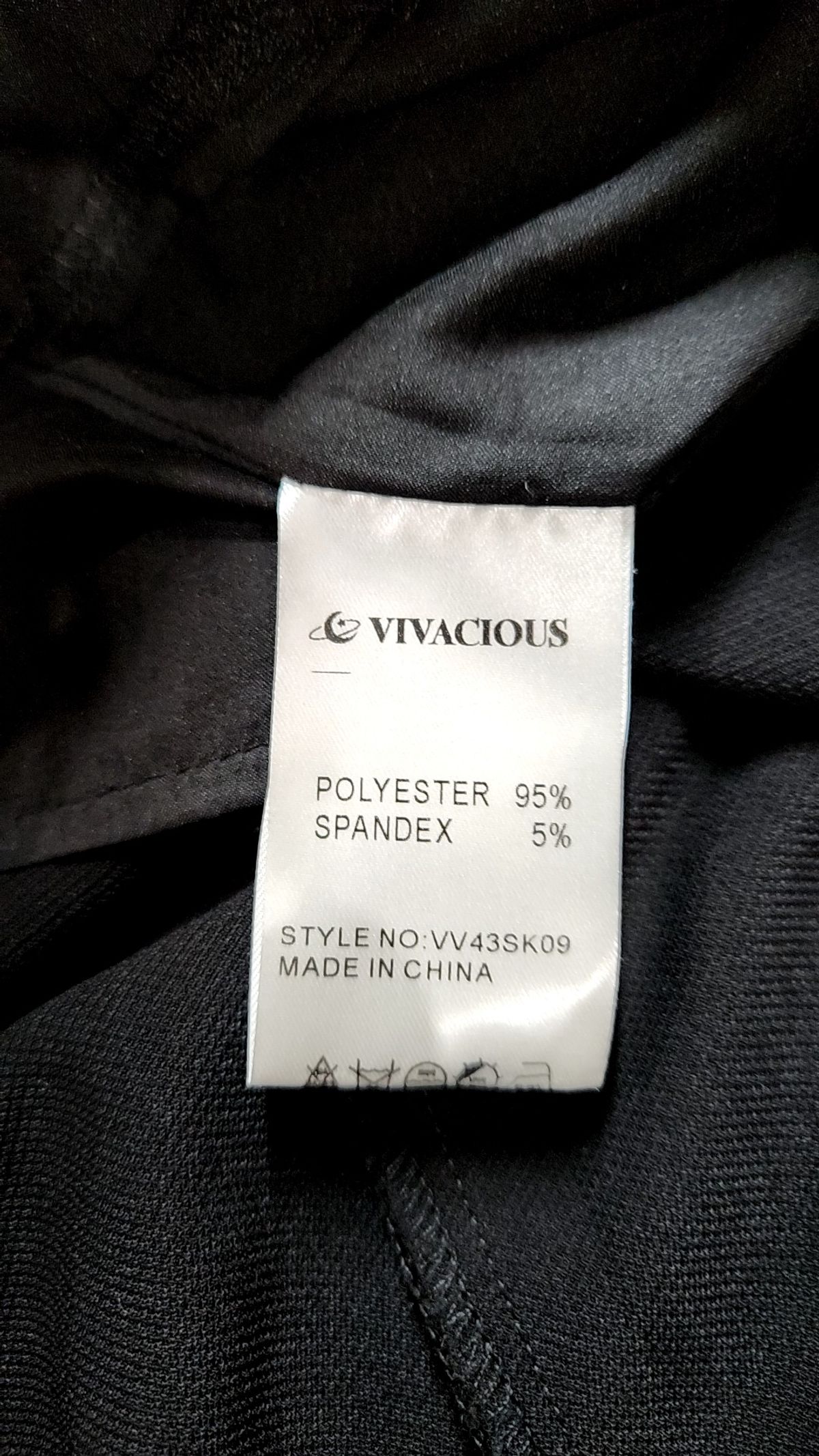 비바셔스(VIVACIOUS) La Oblique Slit Long Skirt BLACK L