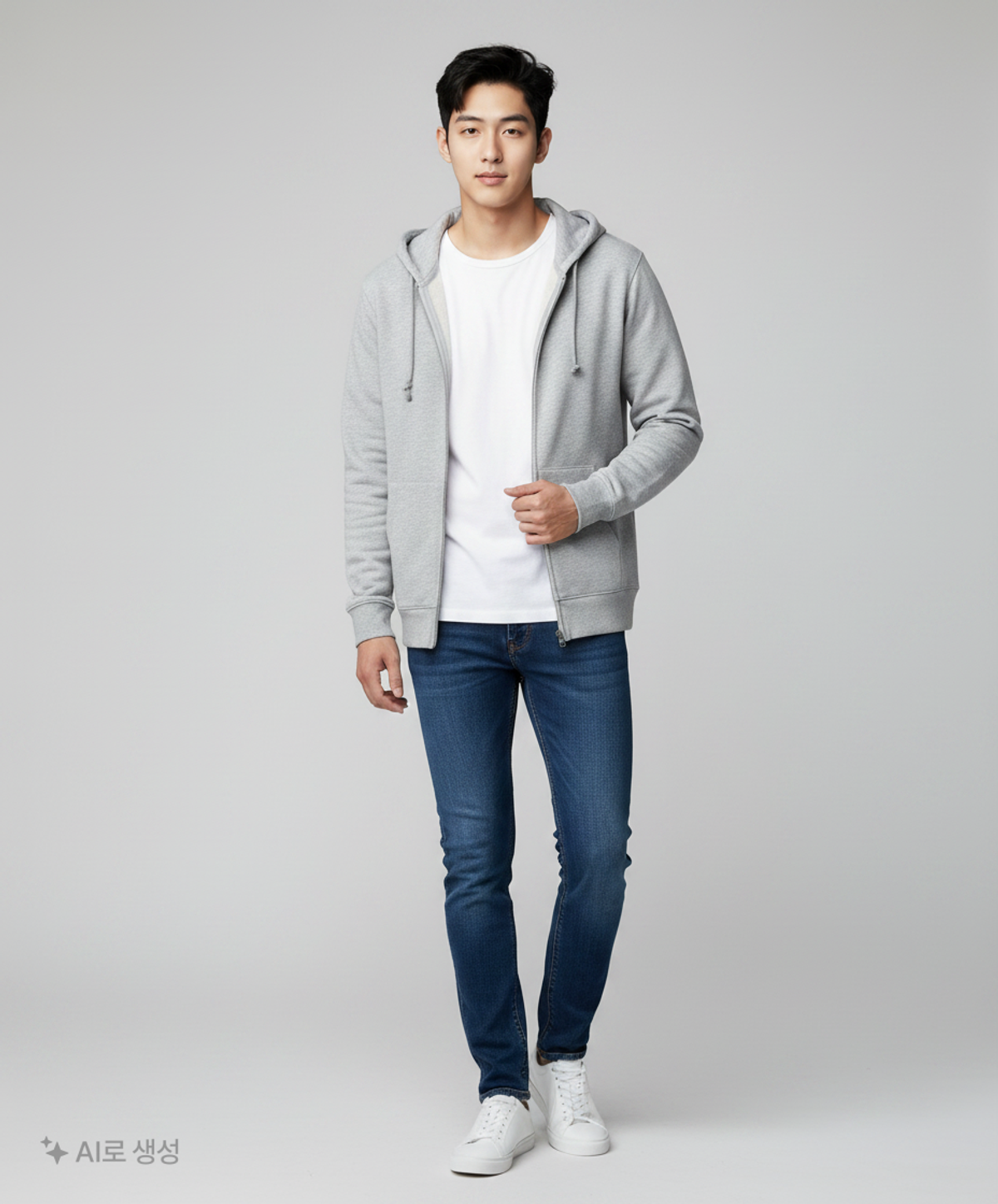 스파오(SPAO) 후드 집업 XL