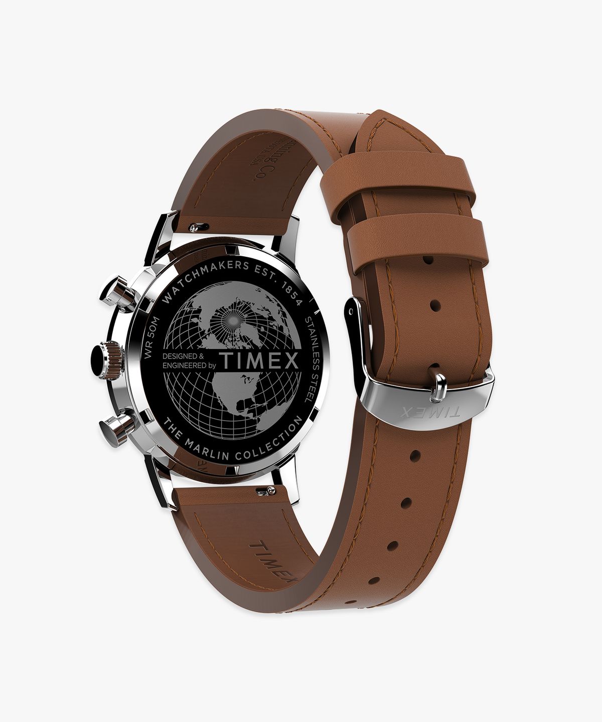 타이맥스(TIMEX) 멀린 크로노그래프 타키미터 남자가죽시계 40mm