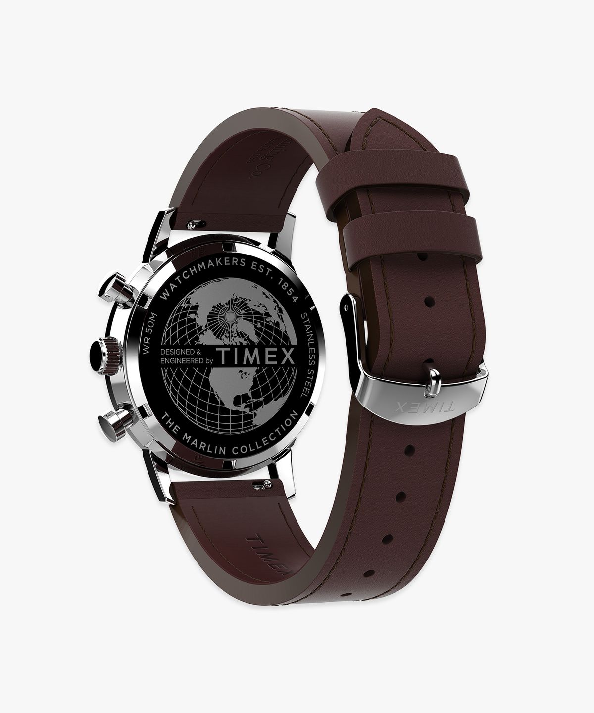타이맥스(TIMEX) 멀린 크로노그래프 타키미터 남자가죽시계 40mm