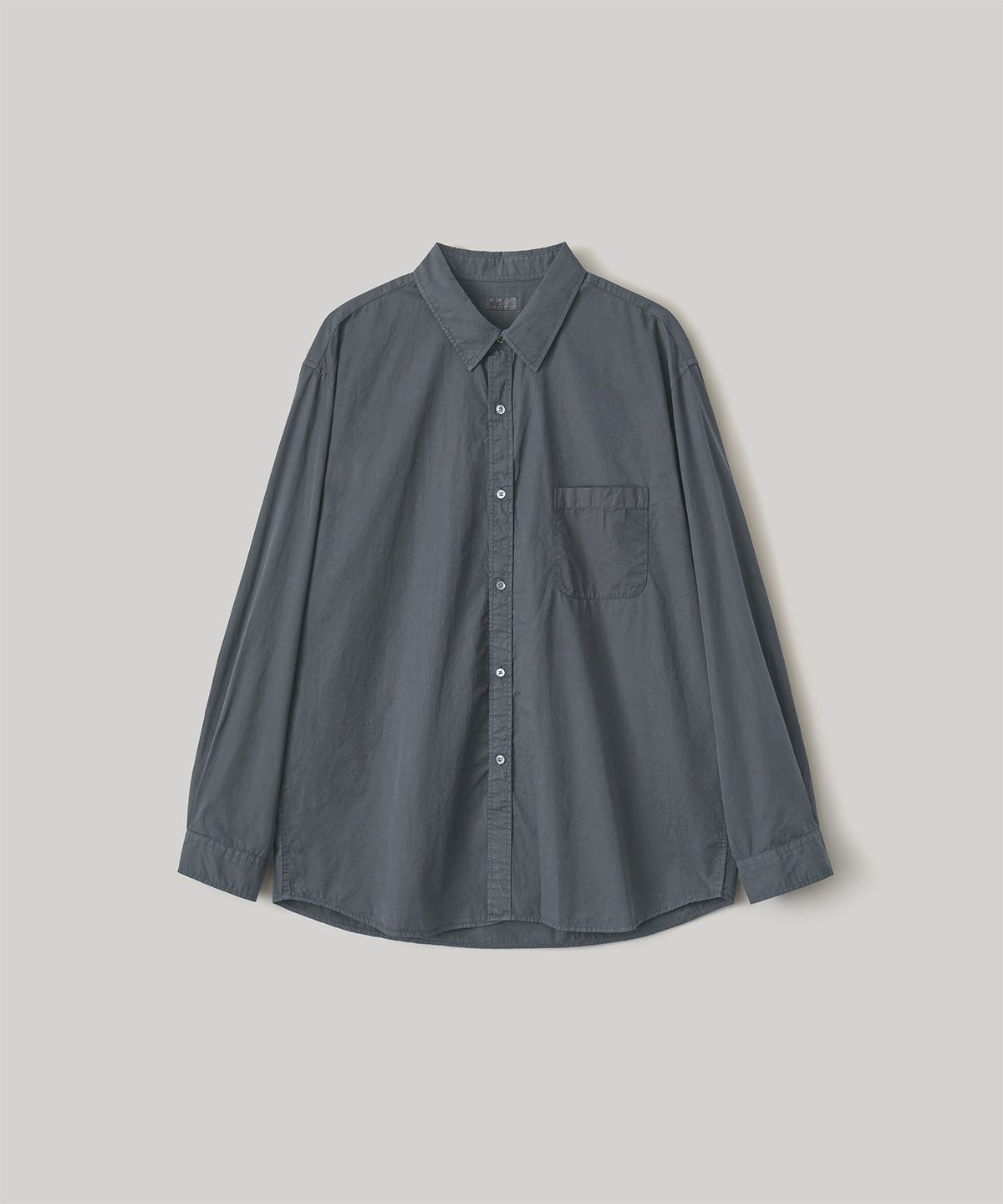 어나더 오피스(ANOTHER OFFICE) Neo Bold Garment Shirt (Carbon)
