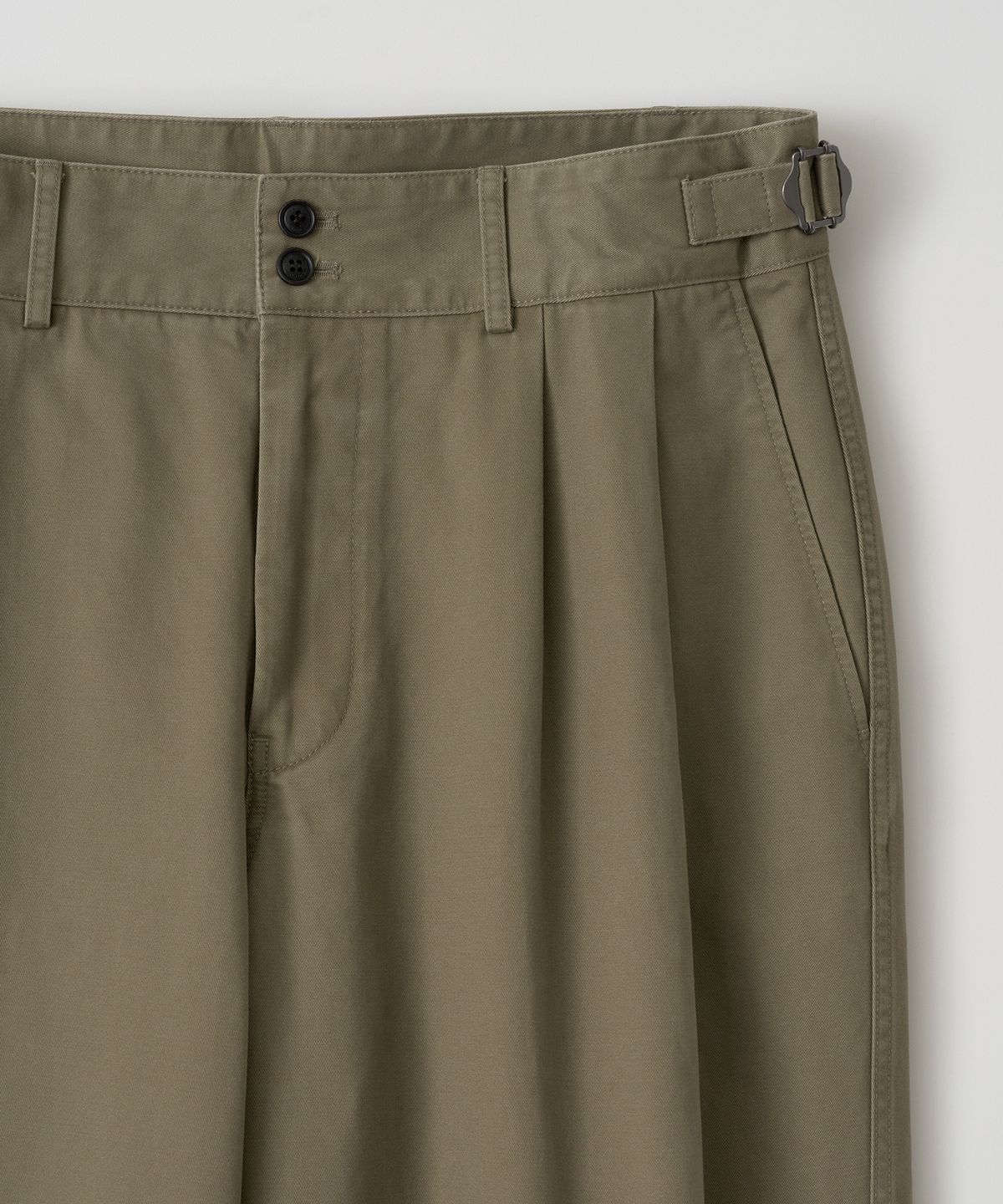 어나더 오피스(ANOTHER OFFICE) [AW] Santiago Chino Pants (Dark Khaki)
