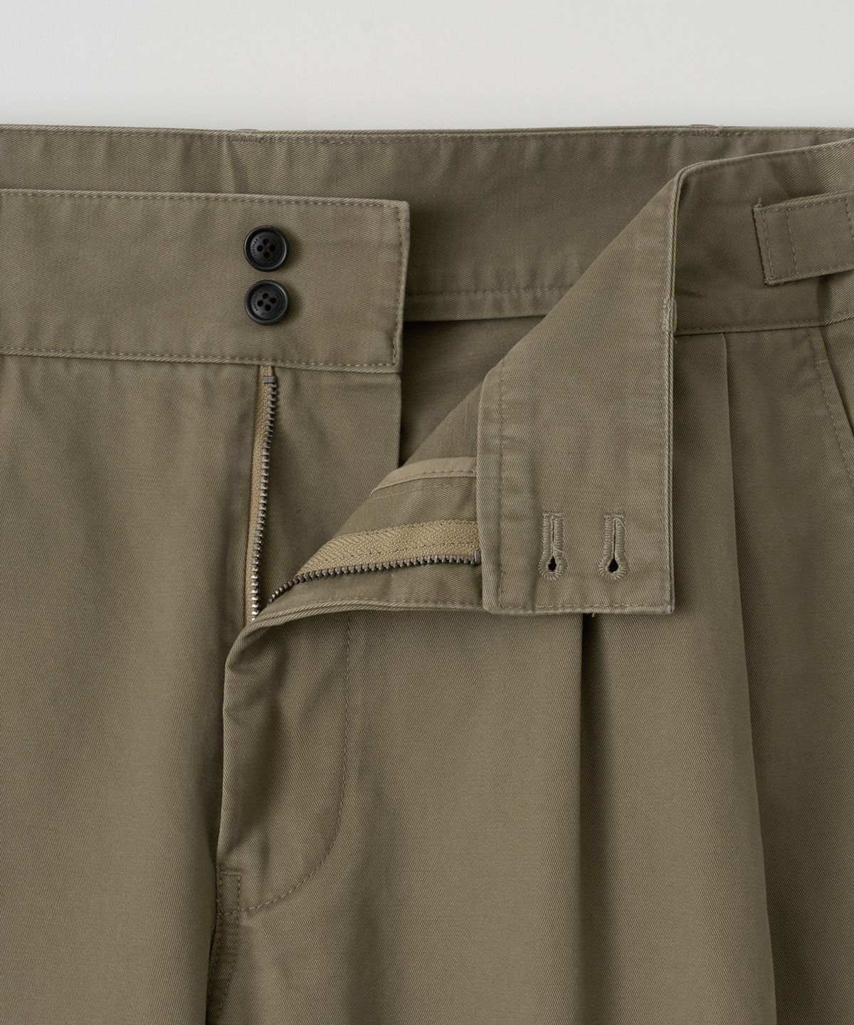 어나더 오피스(ANOTHER OFFICE) [AW] Santiago Chino Pants (Dark Khaki)